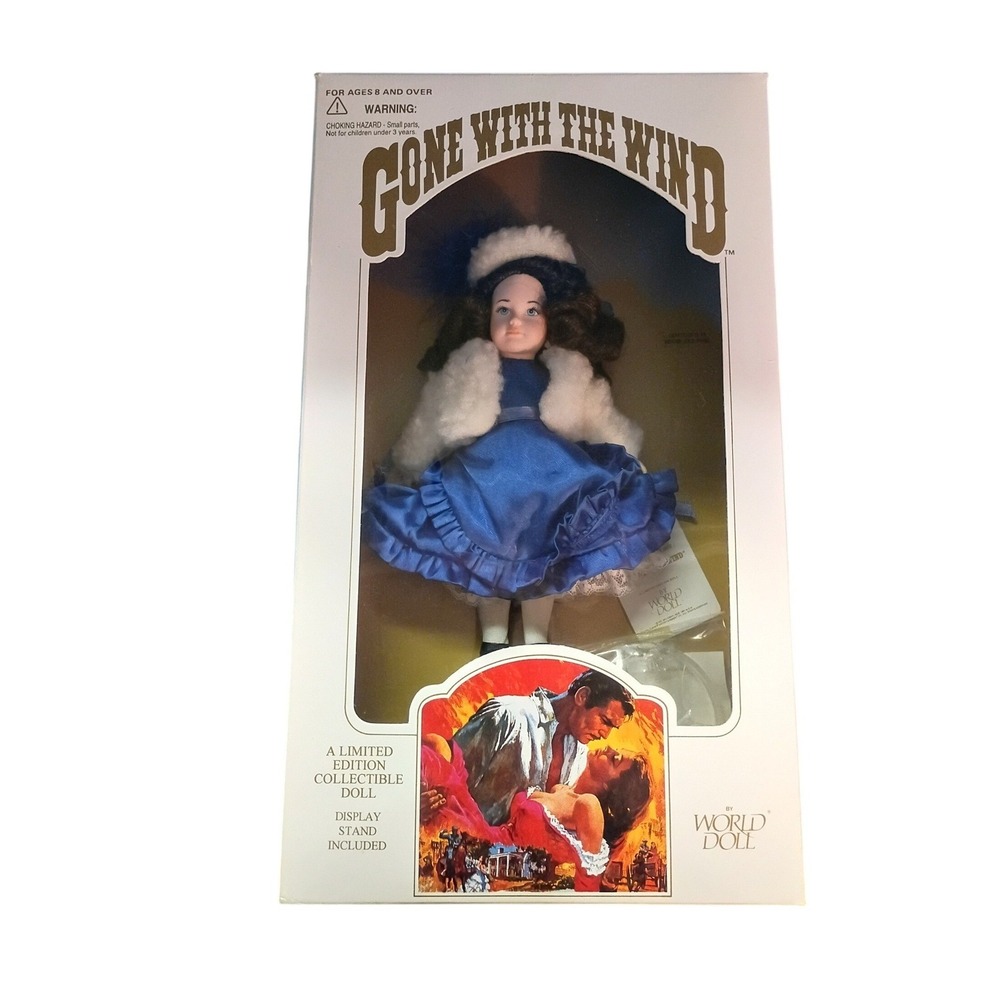 World Doll Gone With The Wind Scarlett OHara‎ Blue Dress Collectible Doll 76940